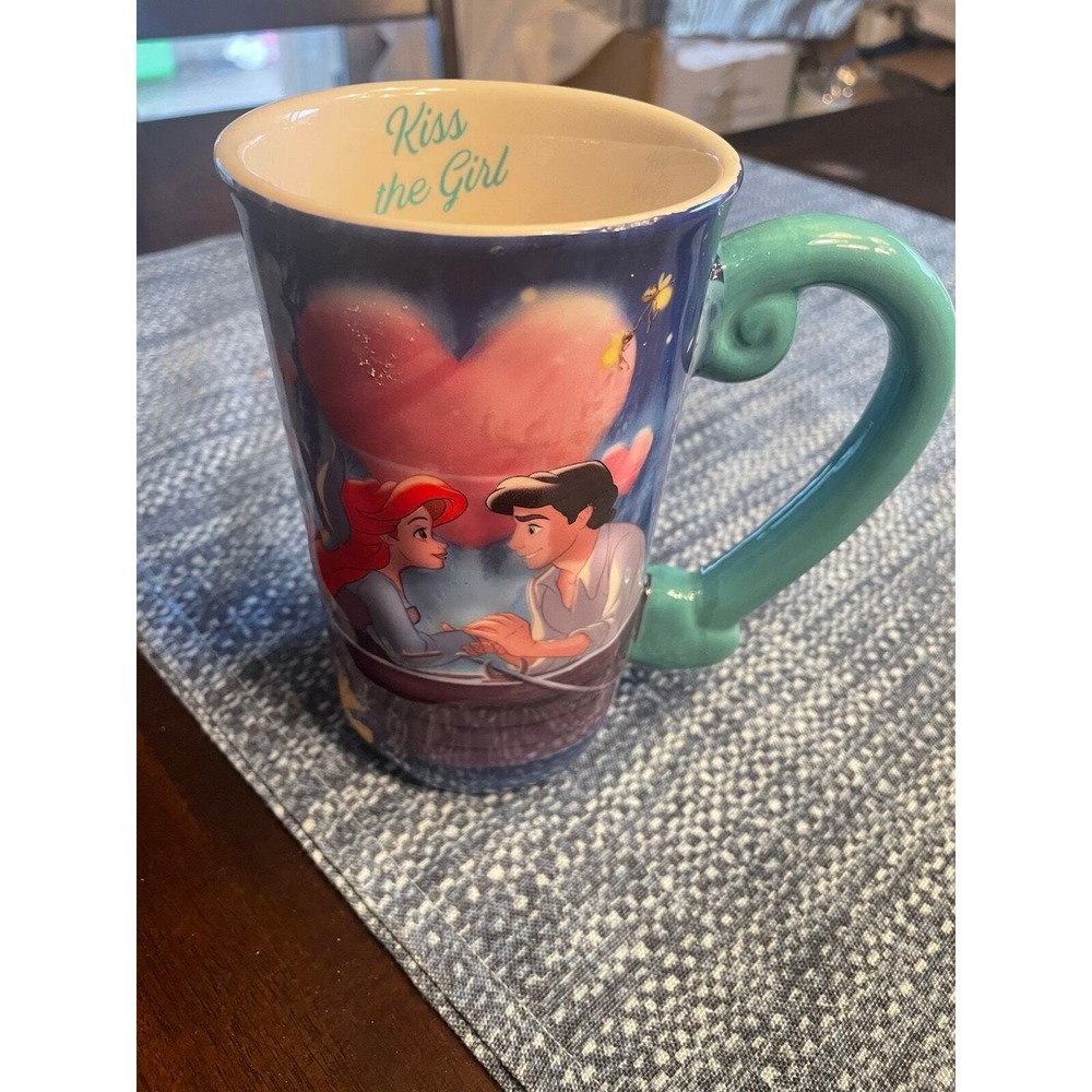 Disney The Little Mermaid Kiss The Girl Coffee cup mug